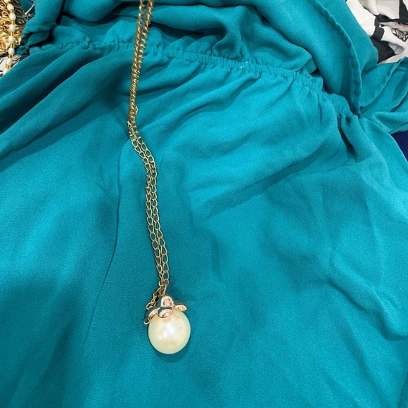 Necklaces silver golden pearls - Picture 10 of 10